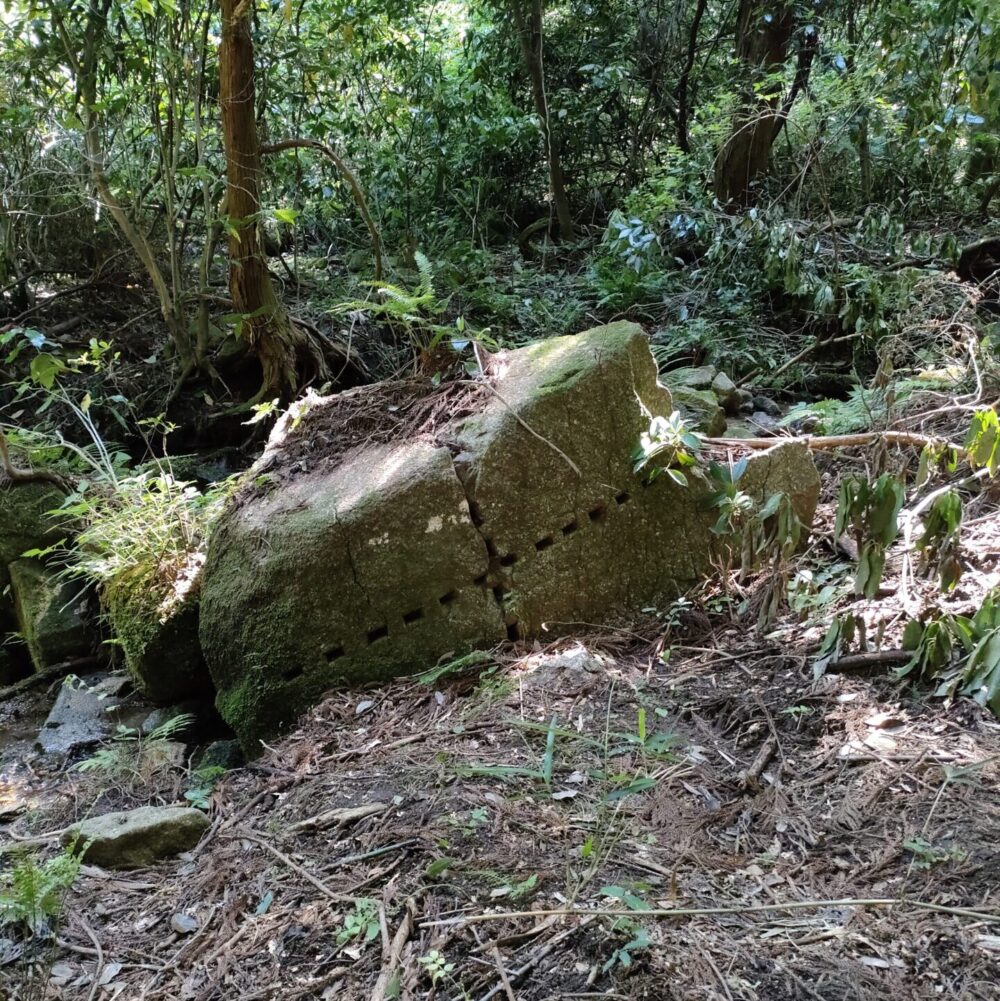 謎の石の写真